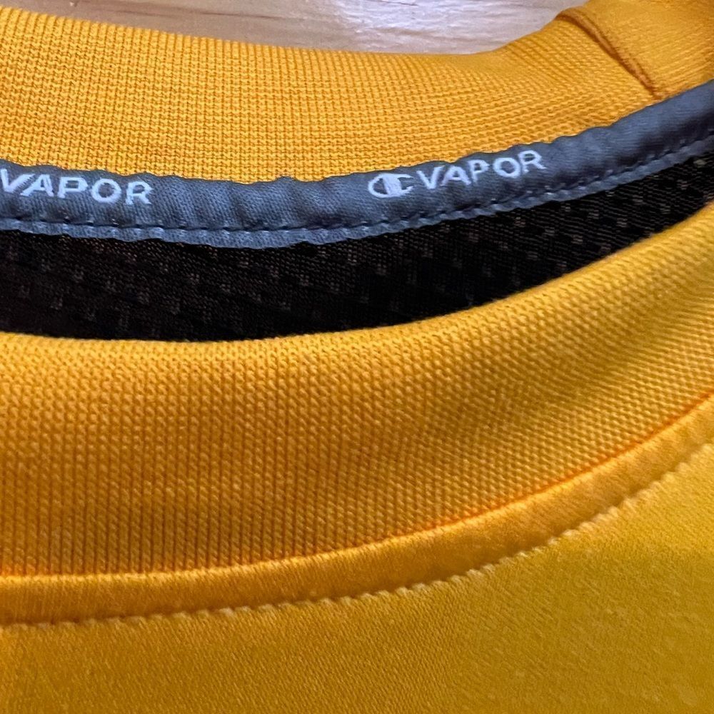 Champion XLg tall golden orange and black vapor shirt - Picture 5 of 6